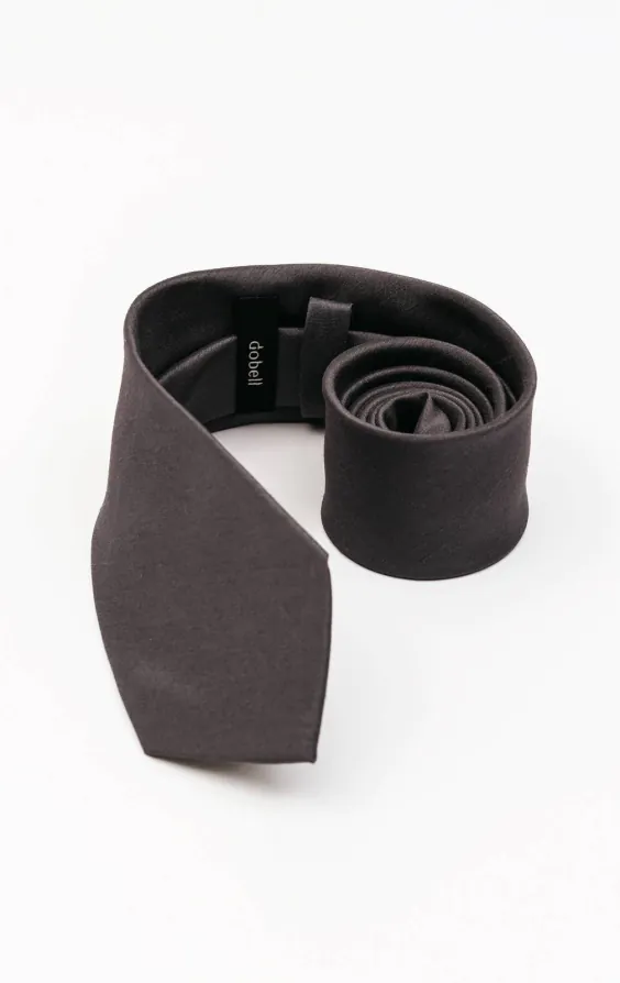 Dark Grey Dupion Tie - photo 2 Dark Grey Dupion Tie - photo 2