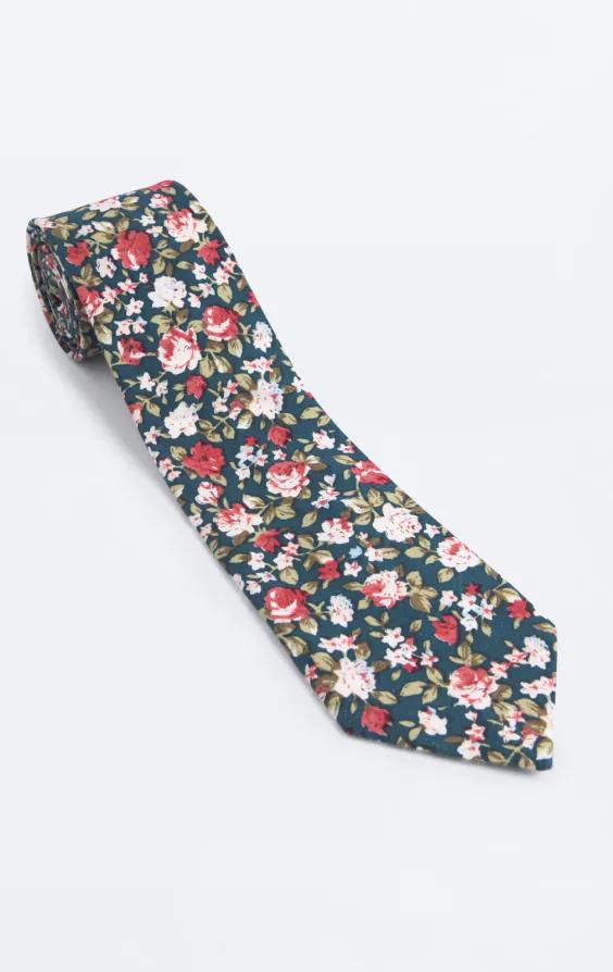 Green Multi Floral Tie - photo 2