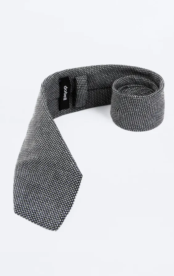 Grey Weave Tie - photo 1