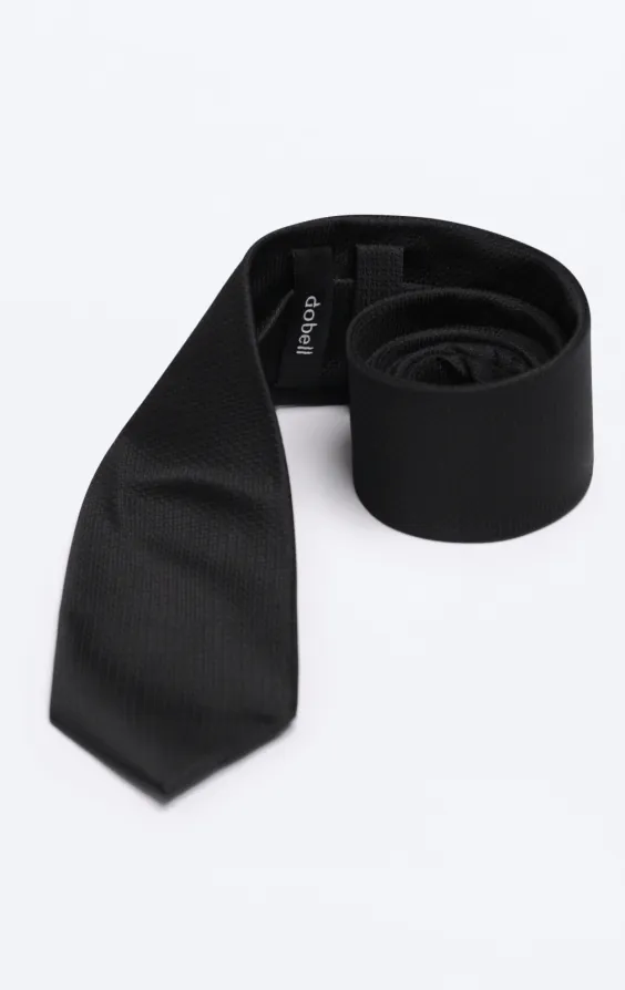 Black Textured Tie - photo 1 Black Textured Tie - photo 1