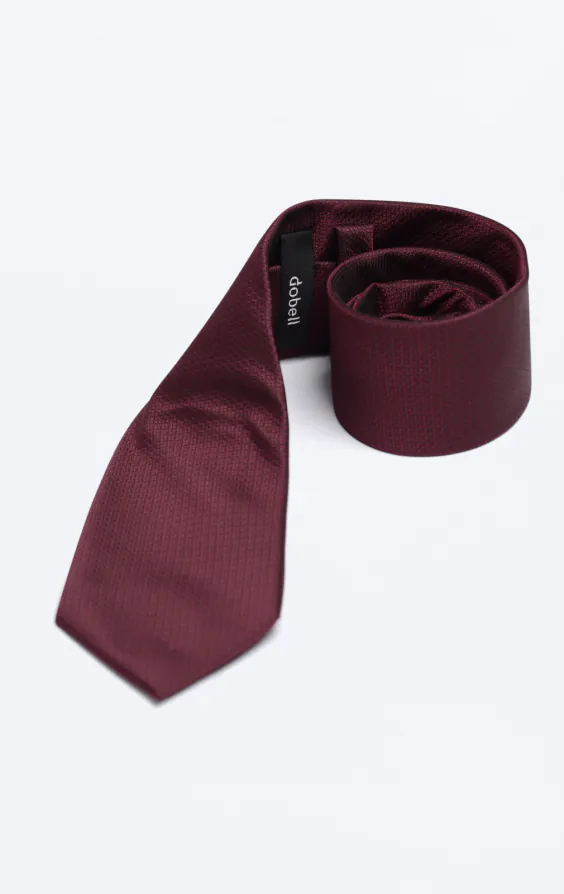 Burgundy Textured Tie - photo 1 Burgundy Textured Tie - photo 1