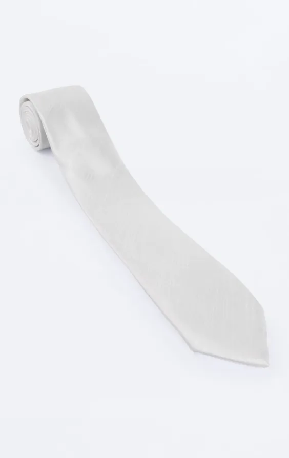 White Dupion Tie - photo 2