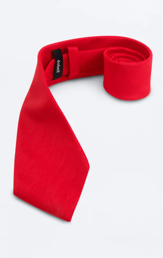 Crimson Red Dupion Tie - photo 1 Crimson Red Dupion Tie - photo 1