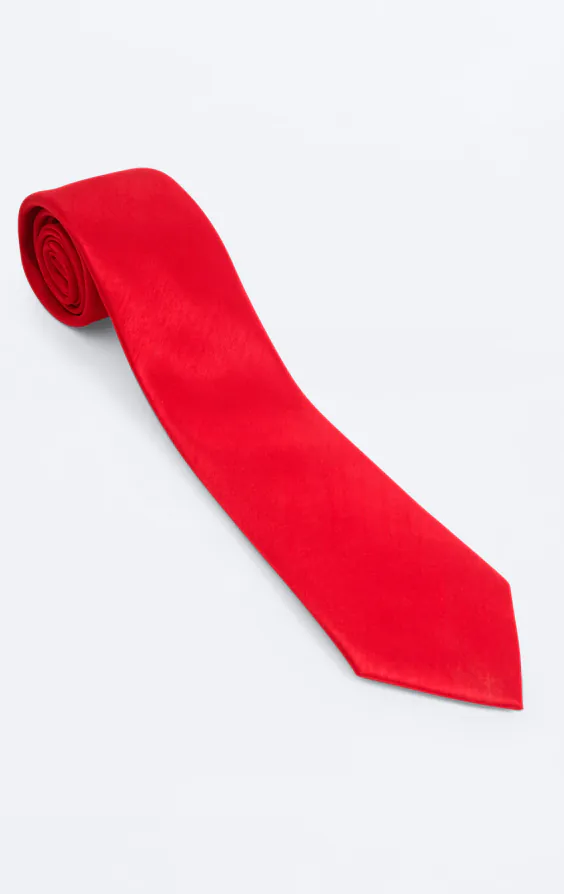 Crimson Red Dupion Tie - photo 2 Crimson Red Dupion Tie - photo 2