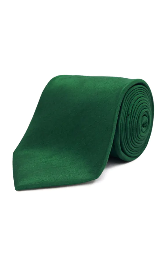Racing Green Dupion Tie