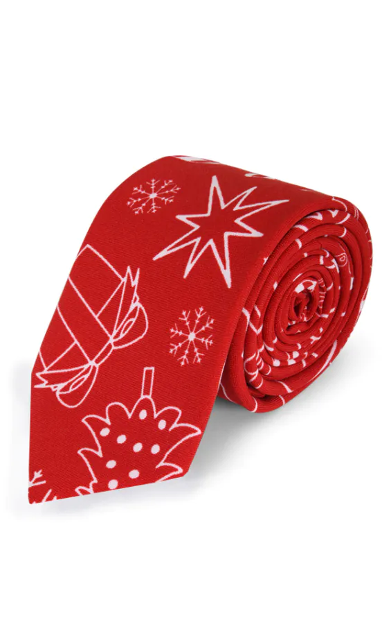 Red Christmas Tie Red Christmas Tie
