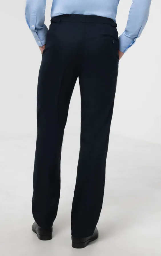 Navy Herringbone Morning Suit Trousers - photo 2