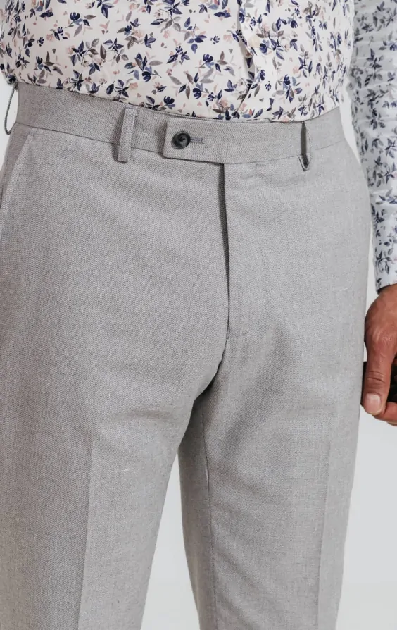 BONN DRESS TROUSER - LIGHT GREY