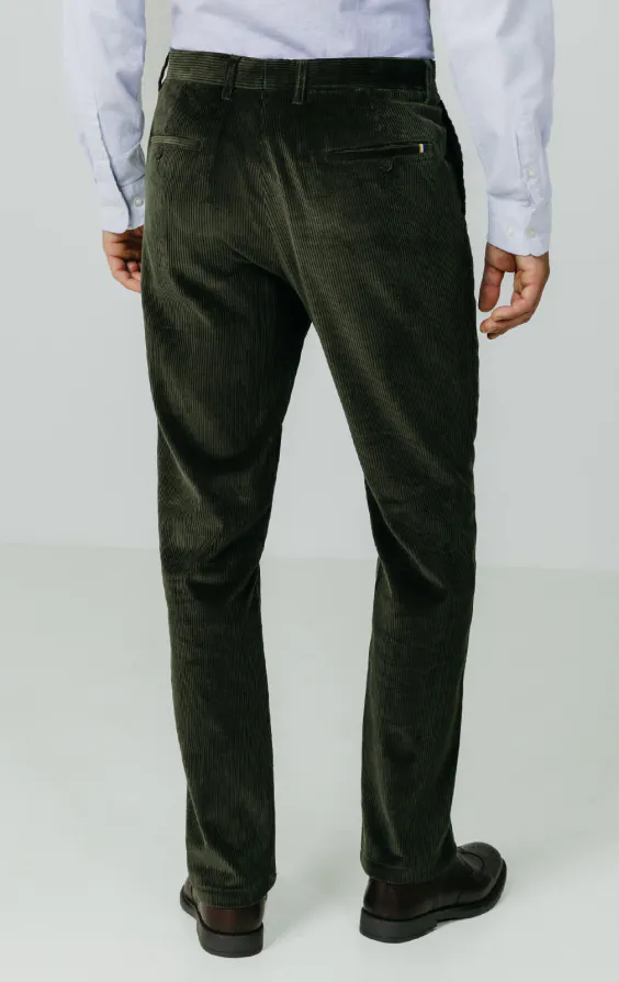 Green Corduroy Casual Trousers - photo 3 Green Corduroy Casual Trousers - photo 3