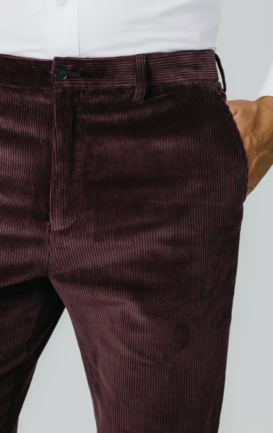 Burgundy Corduroy Casual Trousers - photo 2 Burgundy Corduroy Casual Trousers - photo 2