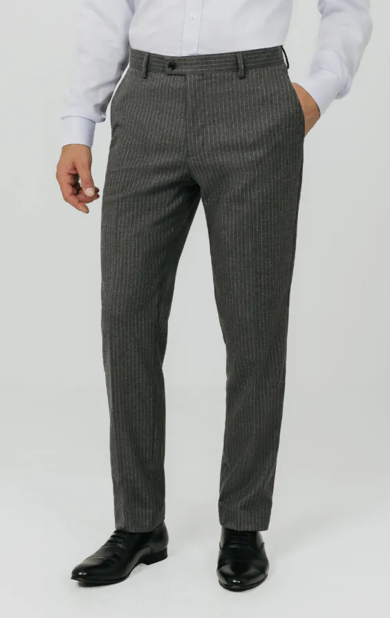 Charcoal Chalkstripe Suit thumbnail 7