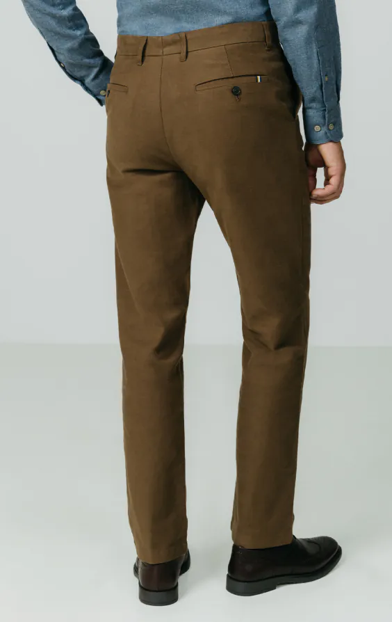 Taupe Moleskin Trousers - photo 2