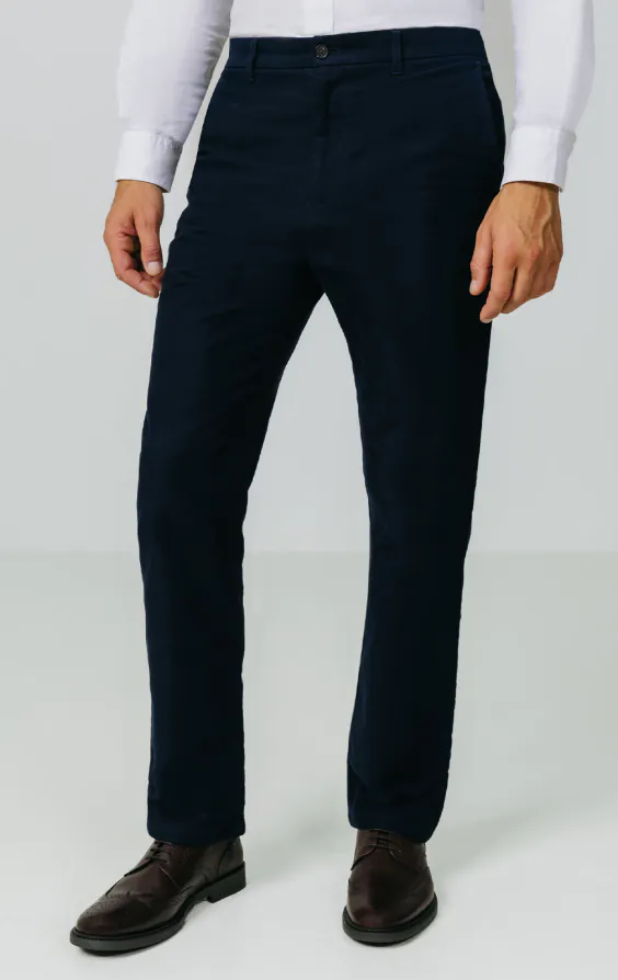 Navy Moleskin Trousers Navy Moleskin Trousers