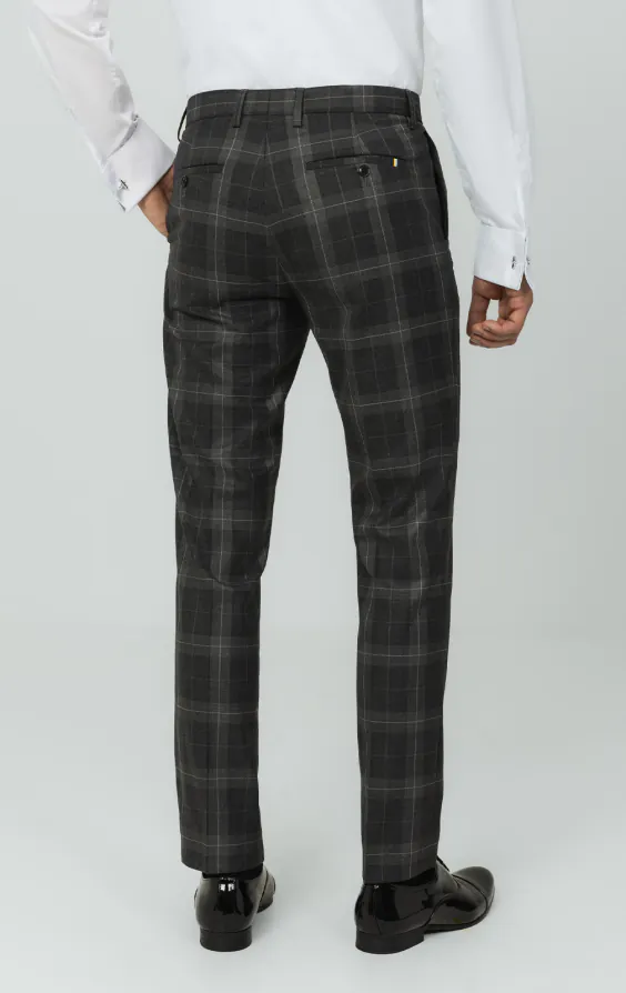 Grey Tartan Check Trousers - photo 2 Grey Tartan Check Trousers - photo 2