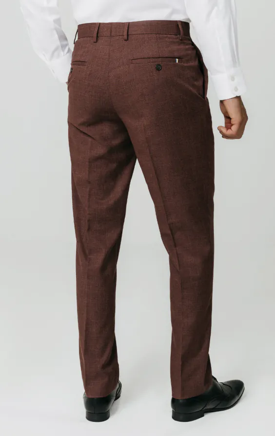 Dark Rosewood Weave Suit Trousers - photo 2 Dark Rosewood Weave Suit Trousers - photo 2