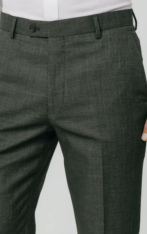 Green Weave Suit Trousers - photo 1 Green Weave Suit Trousers - photo 1