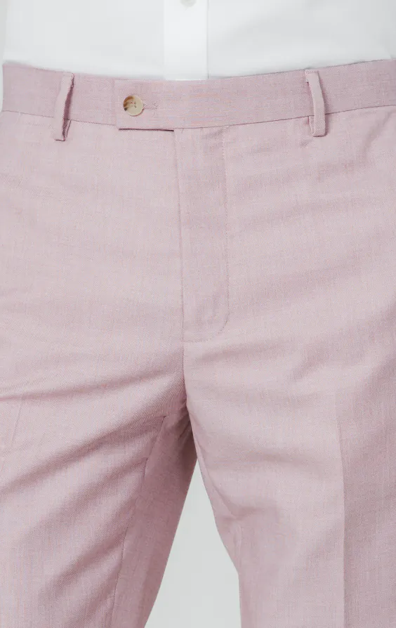 Rose Pink Sharkskin Suit Trousers - photo 1 Rose Pink Sharkskin Suit Trousers - photo 1