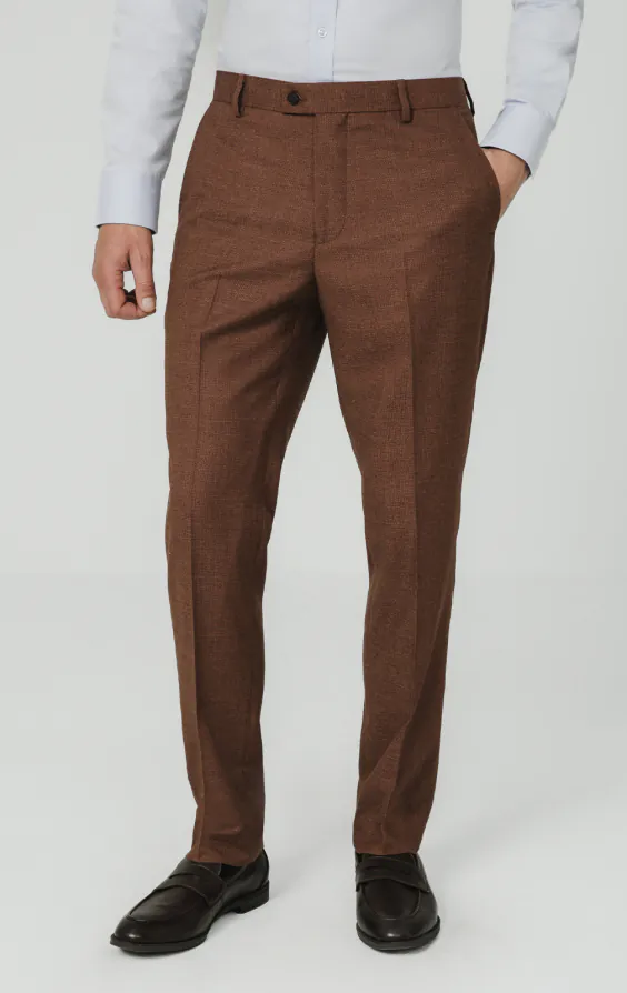 Rust Brown Textured Weave Suit - photo 6 Rust Brown Textured Weave Suit - photo 6