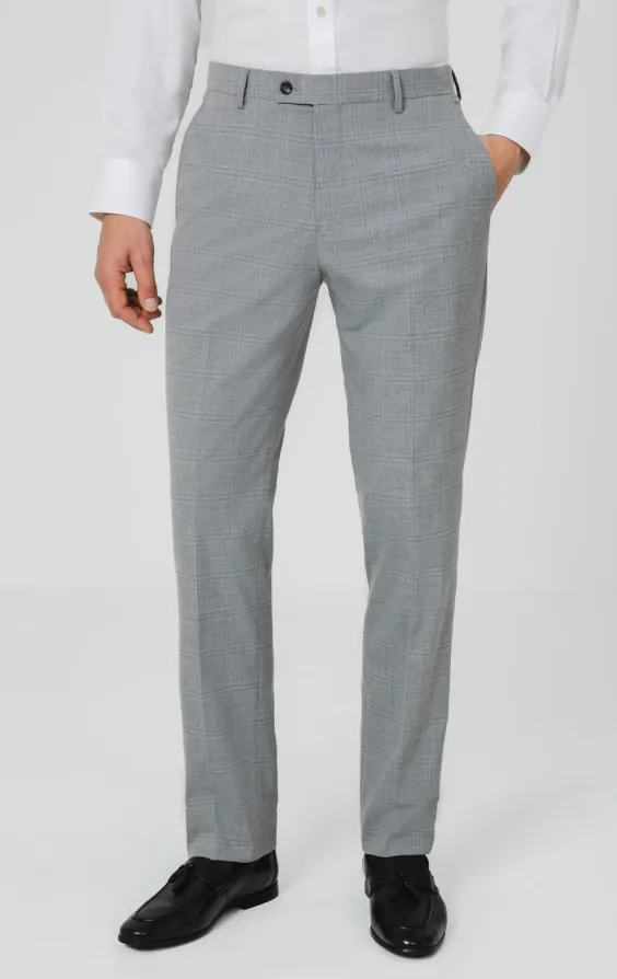 Light Grey & Blue Check Suit - photo 6 Light Grey & Blue Check Suit - photo 6