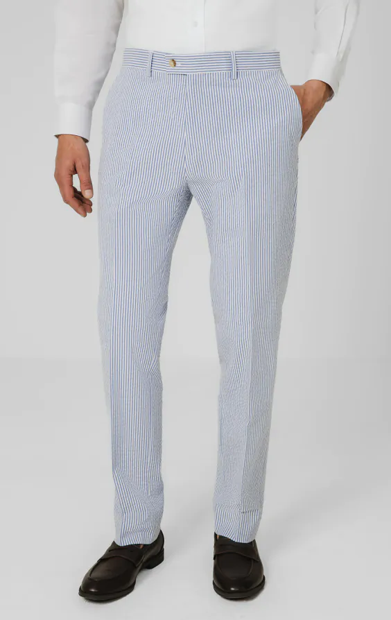 Blue & White Seersucker Suit - photo 6 Blue & White Seersucker Suit - photo 6
