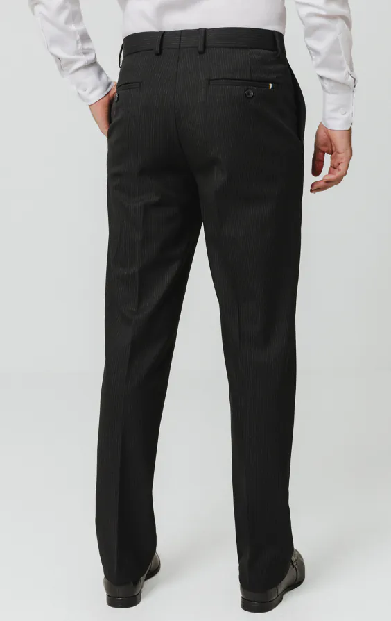 Black Pinstripe Suit Trousers - photo 2 Black Pinstripe Suit Trousers - photo 2