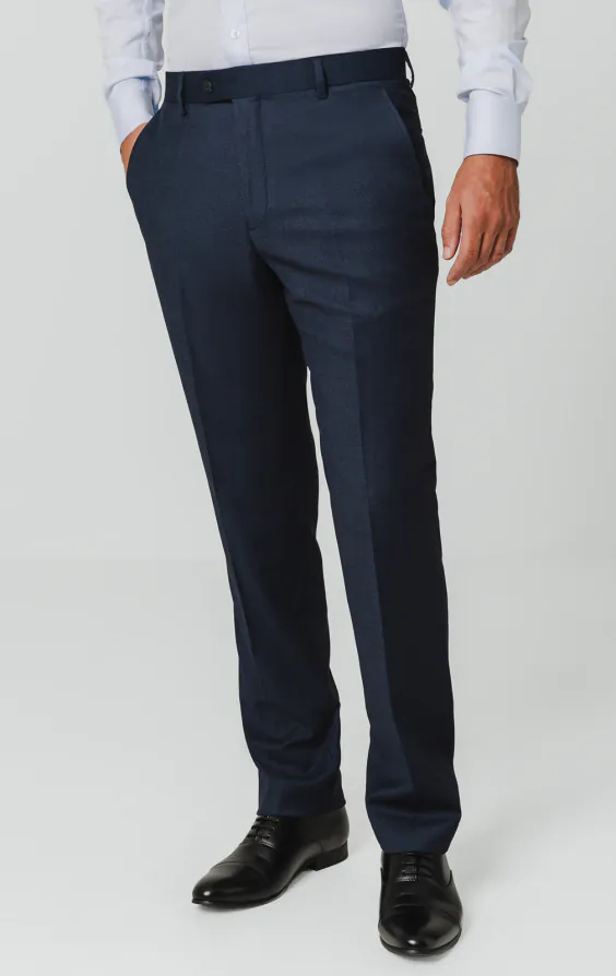 Navy Birdseye Suit Trousers Navy Birdseye Suit Trousers