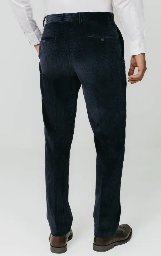 Navy Corduroy Trousers | Dobell