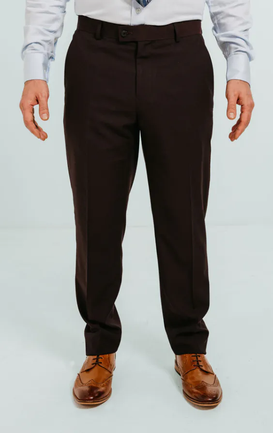 Burgundy Suit Trousers Burgundy Suit Trousers