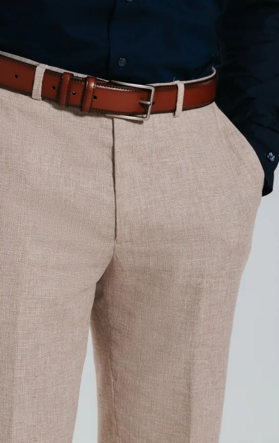 Sand Linen Suit Trousers - photo 1 Sand Linen Suit Trousers - photo 1