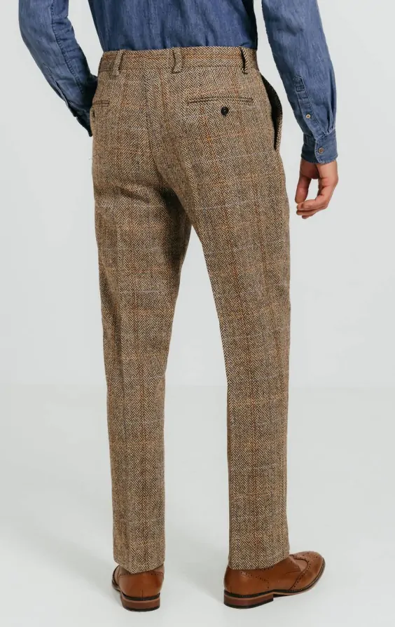 Mens tweed dress pants hot sale
