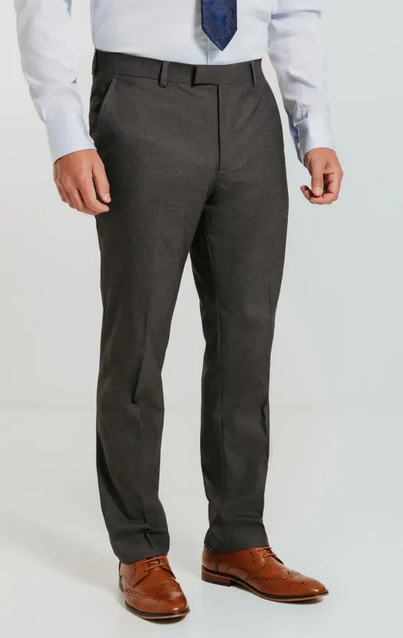 Mens slim fit charcoal suit hot sale