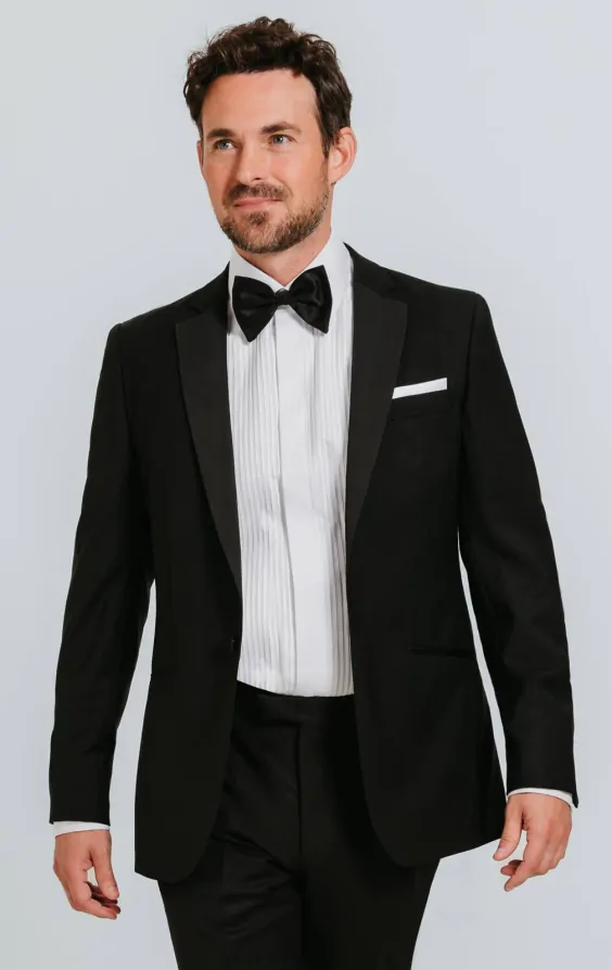 Black and white tuxedo dress on sale