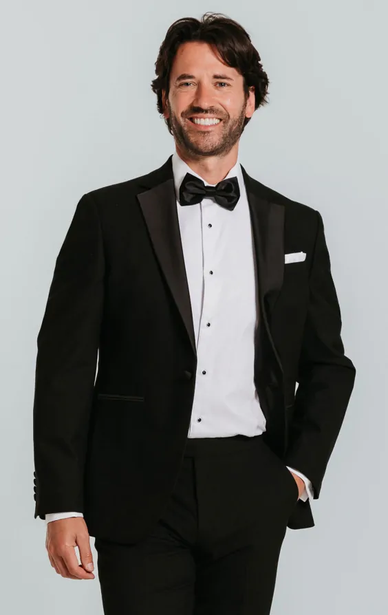 Black Tuxedo with Notch Lapel primary image