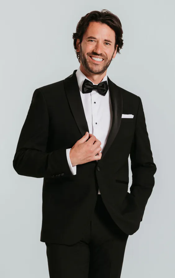 Black Tuxedo with Shawl Lapel Black Tuxedo with Shawl Lapel
