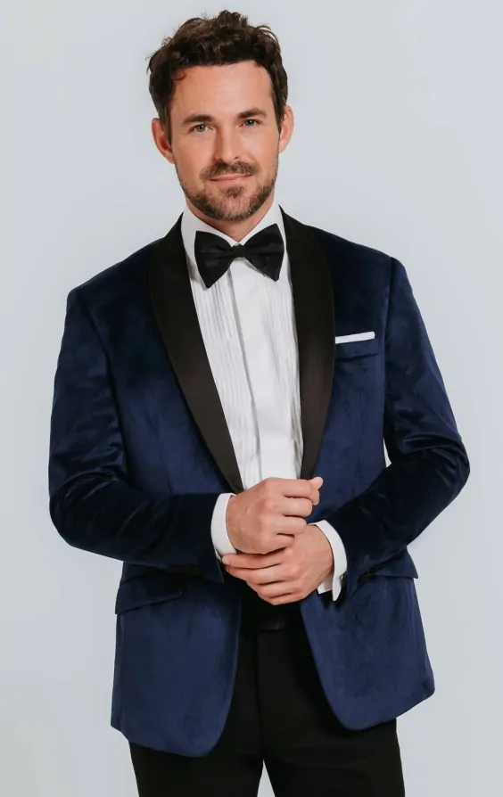 Slim fit tuxedo blue shop