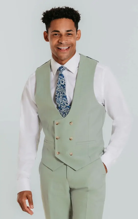Dobell Pale Green Piece Suit Dobell