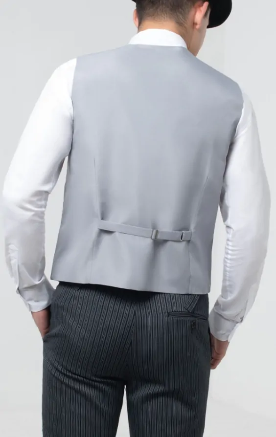 Grey lapel waistcoat online