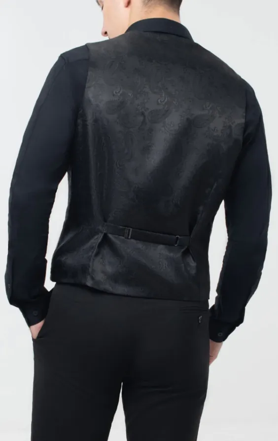 Silver Velvet Tuxedo Waistcoat - photo 2 Silver Velvet Tuxedo Waistcoat - photo 2