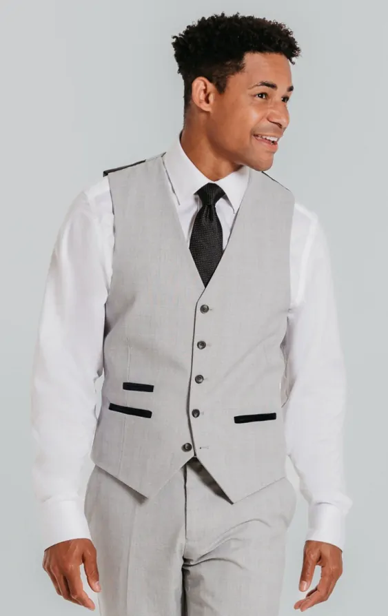 Grey check waistcoat clearance