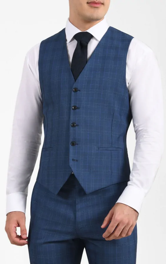 Midnight blue waistcoat online