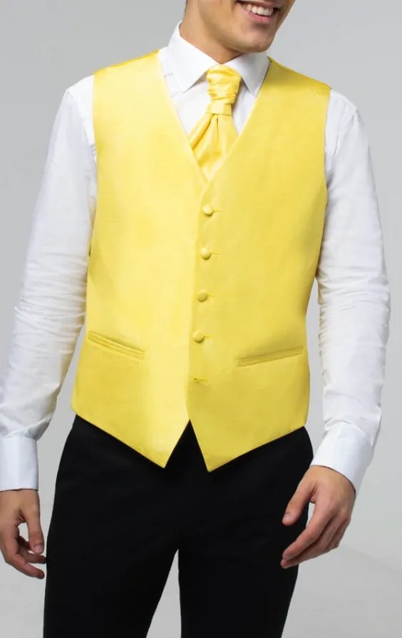 Cheap yellow waistcoat deals