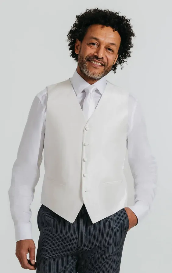 Ivory Dupion Waistcoat primary image