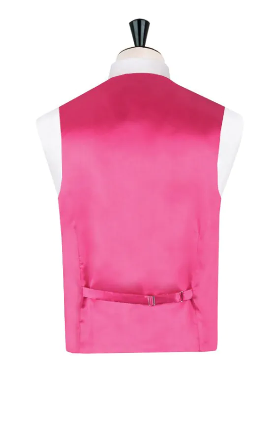 Fuchsia Dupion Waistcoat - photo 1