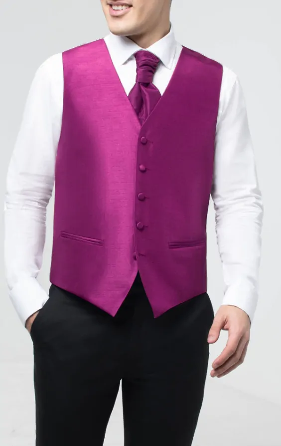 Celine Waistcoat - Purple main image 1
