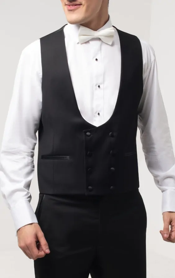 Double breasted tuxedo waistcoat new arrivals