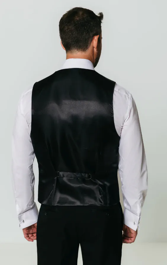 Black Da Vinci Waistcoat thumbnail 3
