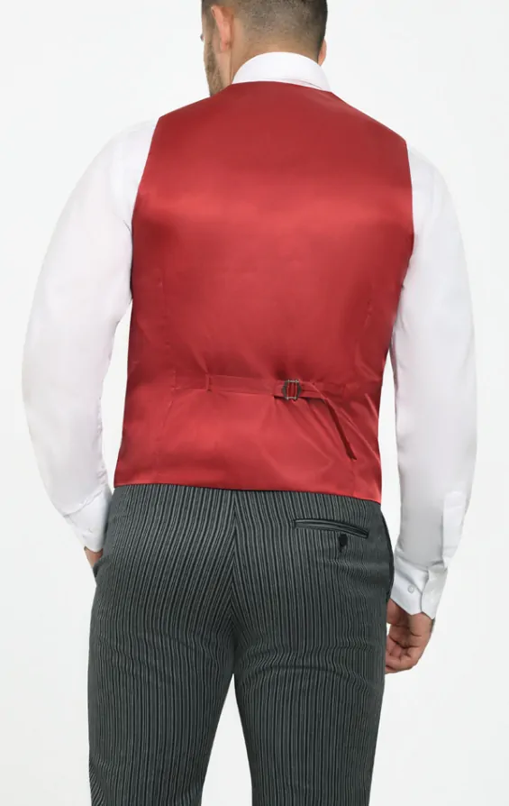 Pink Floral Jacquard Waistcoat | Dobell
