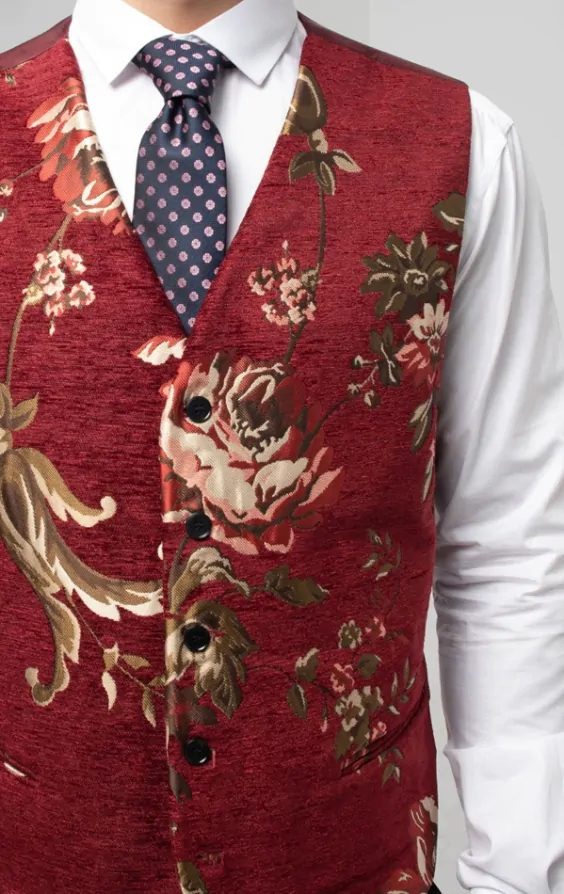 Mens floral waistcoat uk 2025