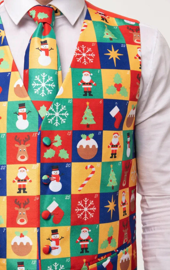 Advent Calendar Christmas Waistcoat - photo 1 Advent Calendar Christmas Waistcoat - photo 1