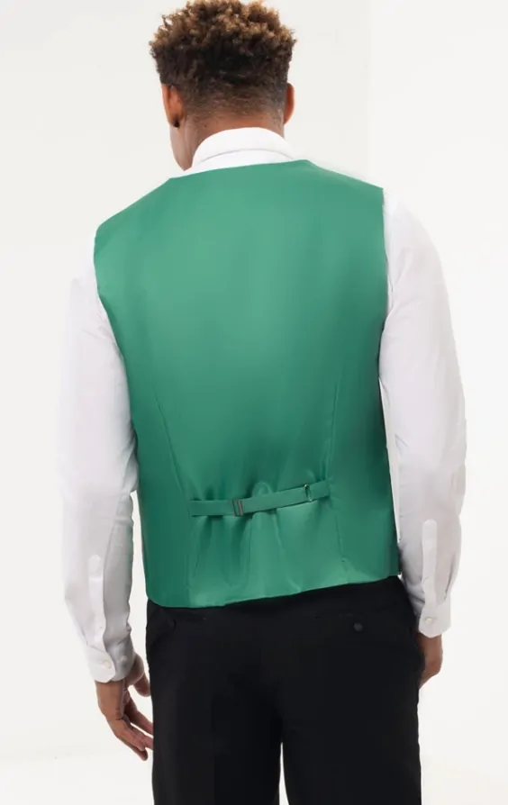Santa Friends Green Christmas Waistcoat Dobell